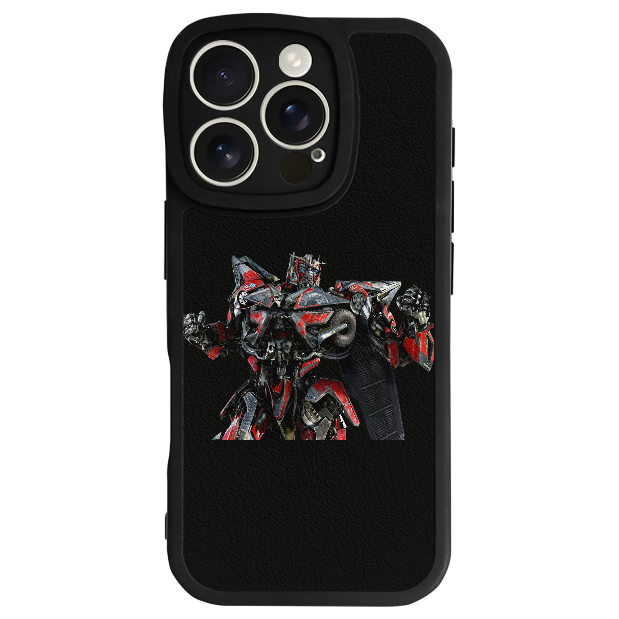（画像用） Transformers トランスフォーマー 【iPhone 16シリーズ対応】シリコンスマホケース（レザー調） 材質：シリコン